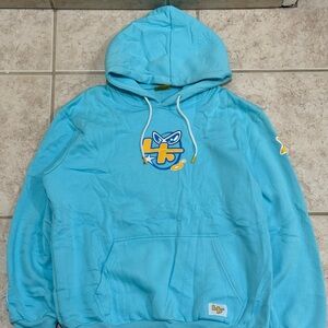 Blue Graphic Hoodie